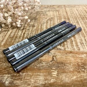 Bundle of 5 Jordana Eyeliner Pencil #12 "Aubergine" Eggplant NOS SEALED